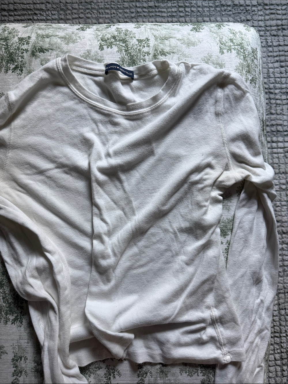 White Brandy Melville Cotton Long Sleeve